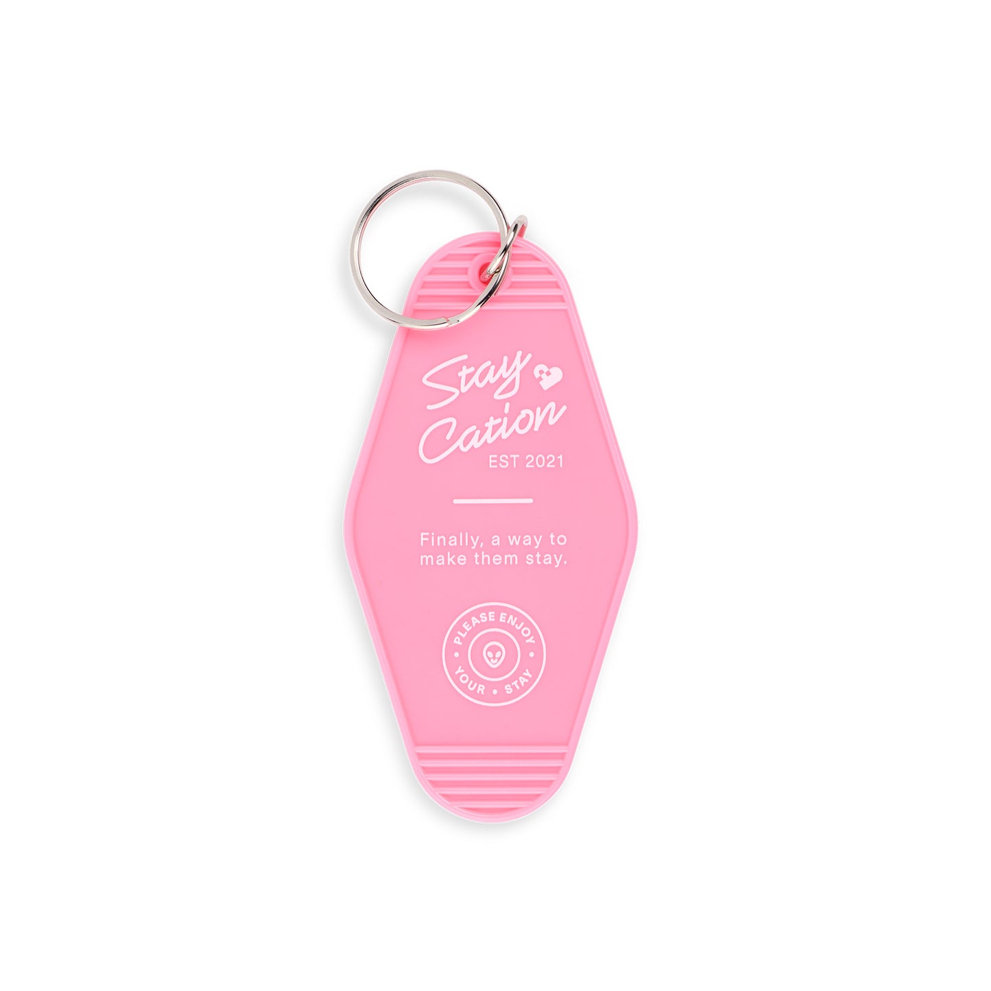 Staycation Retro Keychain