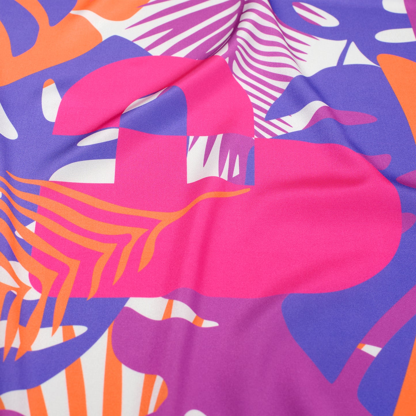 Stay AI Floral Silk Scarf